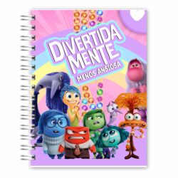 Caderno de Emoções Divertidamente Menina