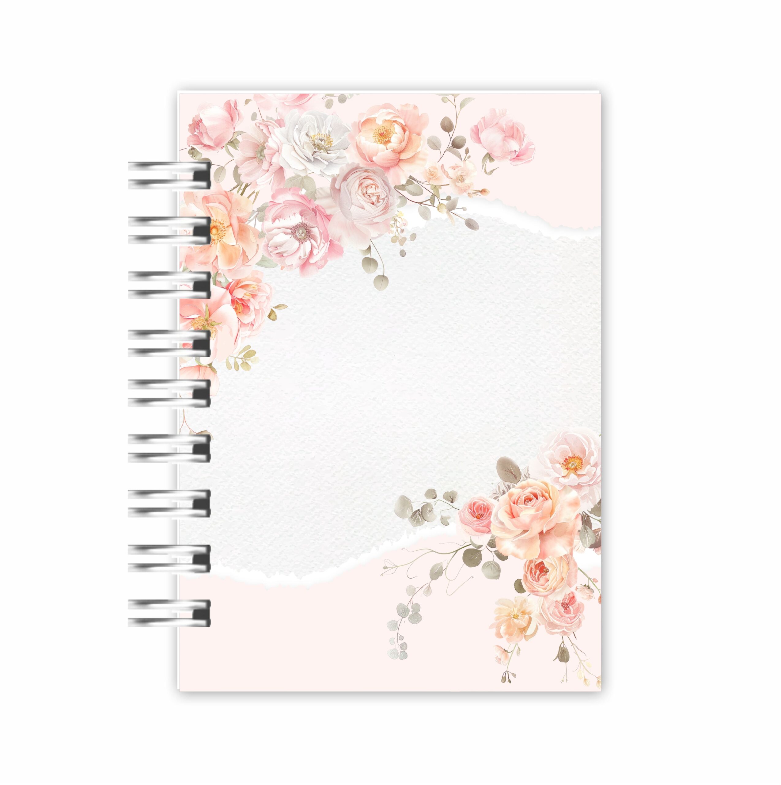 Mini Caderno A6: Floral