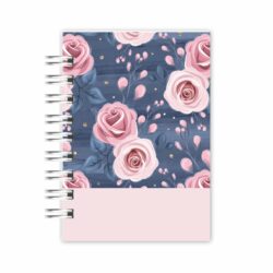 Mini Caderno A6: Rosa Encantada