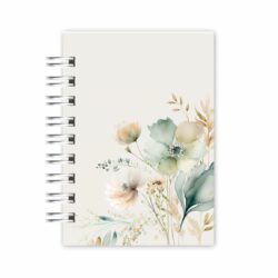 Mini Caderno A6: Jardim Sereno