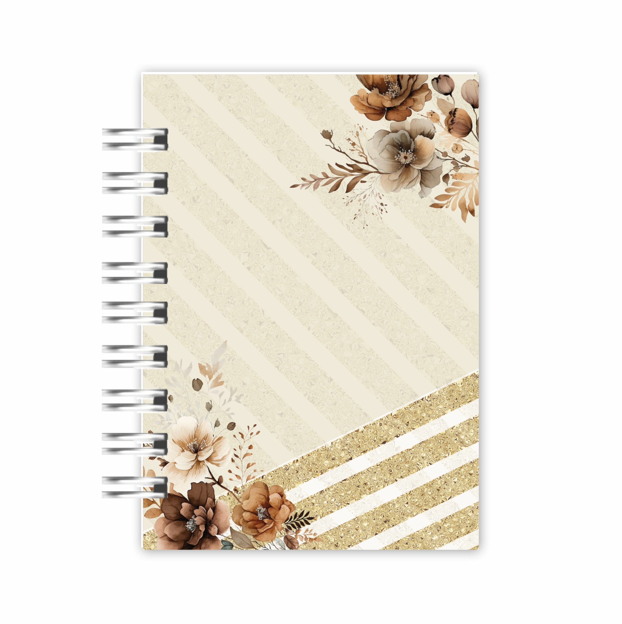 Mini Caderno A6: Floral Boho