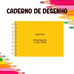 Caderno de Desenho - Menino Diversos Temas